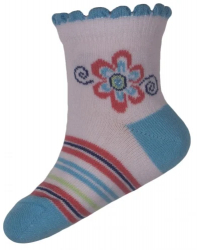 Sosete pentru fete Milusie B2219F-A5-5-6-cm Albastru 