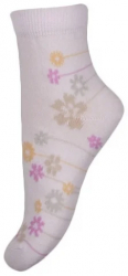 Sosete pentru fete Milusie B2220A5-15-17-cm Alb 
