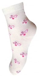 Sosete pentru fete Milusie B2220C3-15-17-cm Crem 