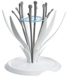Suport pentru uscarea biberoanelor si accesoriilor Nuk 256311 Alb 