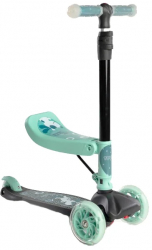 Trotineta cu 3 roti leduri si sezut pentru copii Toyz Tixi TTT-T Multicolor 