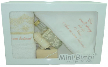 Trusou pentru botez-Mini Bimbi TBMB3-P Piersica 