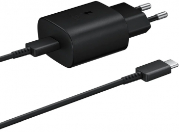 Incarcator 25W pentru Samsung A54 A55 TA800EBE-DG977BBE Type C 1M Super Fast Charger Negru 