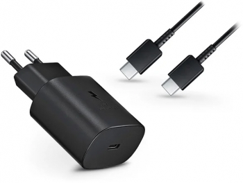 Incarcator 25W pentru Samsung A72 A73 TA800EBE-DX310JBE Type C 1.8M Super Fast Charger Negru 