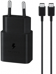 Incarcator pentru Samsung A31 A32 USB-C Fast Charger TA1510EBE-DG977BBE 15W Type-C 1M Negru 
