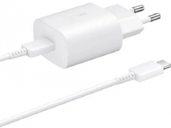 Incarcator 25W pentru Samsung A33 A34 A35 TA800EWE-DG977BWE Type C 1M Super Fast Charger Alb 