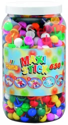 Tepuse ciuperci Hama Maxi Sticks 650 buc in cutie plastic MARE 
