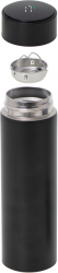 Termos smart 500 ml afisaj temperatura LED sita metal negru 