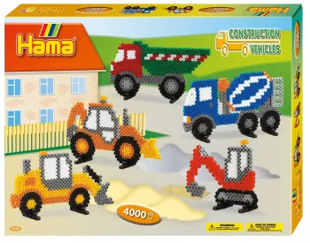 4000 margele HAMA MIDI in cutie CAMION 