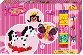 FETE - 900 margele HAMA MAXI in cutie de cadou MARE 
