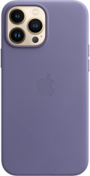 Husa de protectie Apple Leather Case with MagSafe pentru iPhone 13 Pro Max Wisteria 