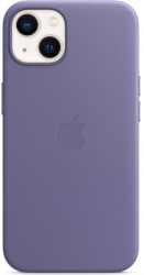 Husa de protectie Apple Leather Case with MagSafe pentru iPhone 13 Wisteria 