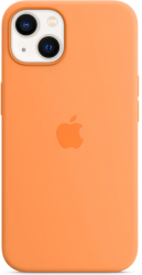 Husa de protectie Apple Silicone Case with MagSafe pentru iPhone 13 Marigold 