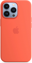 Husa de protectie Apple Silicone Case with MagSafe pentru iPhone 13 Pro Nectarine 