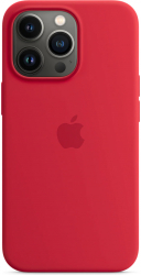 Husa de protectie Apple Silicone Case with MagSafe pentru iPhone 13 Pro (PRODUCT)RED 