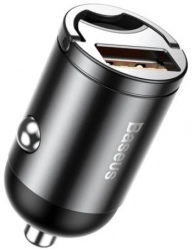 Incarcator auto Baseus Tiny Star Mini IMK-VCHX-A0G 1 port USB Quick Charge 30W Gri inchis 