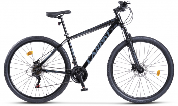 Bicicleta MTB-HT Carpat MONTAN C2958H Shimano Tourney TZ 7 viteze Roti 29 Inch Cadru Aluminiu Frane pe Disc Negru/Gri 