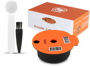 Capsula cafea compatibil Bosch Tassimo New Generation 2022 reincarcabila/lavabila otel inoxidabil/plastic ABS 60 ml 73 x 30 mm 