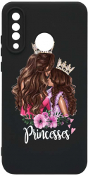 Husa Bestcase comp cu Huawei P30 Lite Princesses Gril Mom SLIM 1.2MM Microfibra prot cam PB 552 