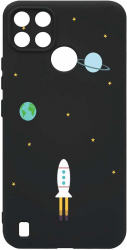 Husa Bestcase comp cu Realme C21 Universe Spacecraft SLIM SLIM 1.2MM Microfibra prot cam PB 471 