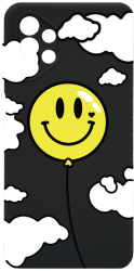 Husa Bestcase comp cu Samsung Galaxy A32 5G / Galaxy M32 5G Balloon Smiley SLIM 1.2MM Microfibra prot cam PB 957 