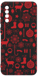 Husa Bestcase comp cu Samsung Galaxy A50 / Galaxy A30s Christmas Pattern SLIM 1.2MM Microfibra prot cam PB 7 