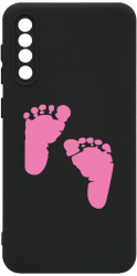 Husa Bestcase comp cu Samsung Galaxy A50 / Galaxy A30s Girl Feet Print SLIM 1.2MM Microfibra prot cam PB 961 