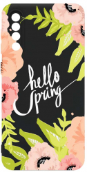 Husa Bestcase comp cu Samsung Galaxy A50 / Galaxy A30s Hello Spring SLIM 1.2MM Microfibra prot cam PB 685 