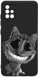 Husa Bestcase comp cu Samsung Galaxy A51 Crazy Cat SLIM 1.2MM Microfibra prot cam PB 20 