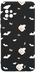 Husa Bestcase comp cu Samsung Galaxy A51 Halloween SLIM 1.2MM Microfibra prot cam PB 156 