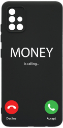 Husa Bestcase comp cu Samsung Galaxy A51 Money Is Calling SLIM 1.2MM Microfibra prot cam PB 986 