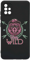 Husa Bestcase comp cu Samsung Galaxy A51 Stay Wild SLIM 1.2MM Microfibra prot cam PB 832 