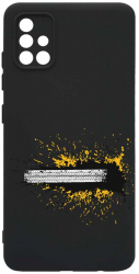 Husa Bestcase comp cu Samsung Galaxy A51 Tire Tracks SLIM 1.2MM Microfibra prot cam PB 821 