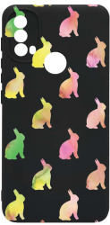Husa Bestcase comp cu Samsung Moto E20 / E30 / E40 Cool Rabbits SLIM 1.2MM Microfibra prot cam PB 695 
