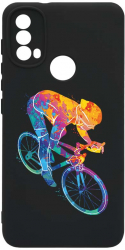 Husa Bestcase comp cu Samsung Moto E20 / E30 / E40 Cyclist Colorful SLIM 1.2MM Microfibra prot cam PB 793 