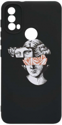 Husa Bestcase comp cu Samsung Moto E20 / E30 / E40 David Statue SLIM 1.2MM Microfibra prot cam PB 731 
