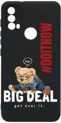 Husa Bestcase comp cu Samsung Moto E20 / E30 / E40 Do It Now Teddy SLIM 1.2MM Microfibra prot cam PB 928 