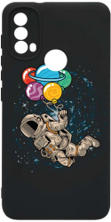 Husa Bestcase comp cu Samsung Moto E20 / E30 / E40 Happy Astronaut SLIM 1.2MM Microfibra prot cam PB 773 