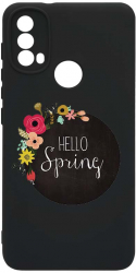 Husa Bestcase comp cu Samsung Moto E20 / E30 / E40 Hello Spring SLIM 1.2MM Microfibra prot cam PB 684 