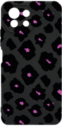 Husa Bestcase comp cu Xiaomi Mi 11 Lite Burgundy Leopard Pattern SLIM 1.2MM Microfibra prot cam PB 1040 