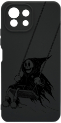 Husa Bestcase comp cu Xiaomi Mi 11 Lite Death Swinging SLIM 1.2MM Microfibra prot cam PB 1063 