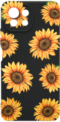 Husa Bestcase comp cu Xiaomi Mi 11 Lite Sun Flower SLIM 1.2MM Microfibra prot cam PB 1069 
