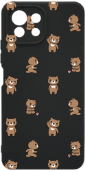 Husa Bestcase comp cu Xiaomi Mi 11 Lite Teddy Bear Pattern SLIM 1.2MM Microfibra prot cam PB 970 