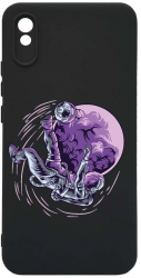 Husa Bestcase comp cu Xiaomi Redmi 9A / 9AT Astronaut Football SLIM 1.2MM Microfibra prot cam PB 833 