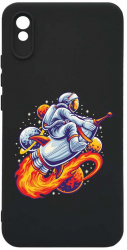 Husa Bestcase comp cu Xiaomi Redmi 9A / 9AT Astronaut SLIM 1.2MM Microfibra prot cam PB 830 