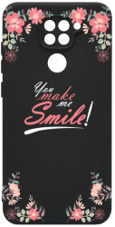 Husa Bestcase comp cu Xiaomi Redmi Note 9 Make Me Smile SLIM 1.2MM Microfibra prot cam PB 4 