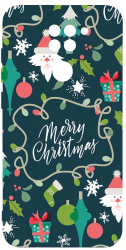 Husa Bestcase comp cu Xiaomi Redmi Note 9 Merry Christmas SLIM 1.2MM Microfibra prot cam PB 6 