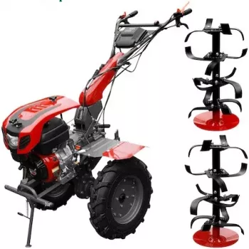 Motocultor WEIMA WM1100D KM 6 viteze 9.5 CP cu capota si far 