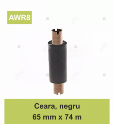 Ribon ARMOR Inkanto AWR8 ceara wax negru 65mmX74M OUT 