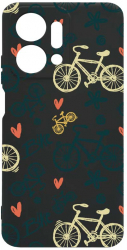 Husa Bestcase compatibila cu Honor X7a Bike Love SLIM 1.2MM Microfibra protectie camera PB 781 